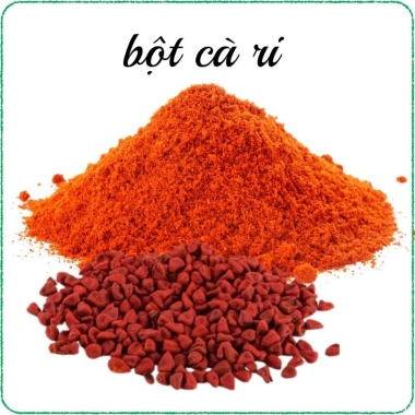 Bột màu điều & cà ri nguyên chất 1kg - Giá 149.000đ, màu tự nhiên, an toàn