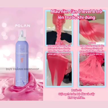 Bọt Màu POLAN 7 Ánh Sắc 250ml - Công Nghệ Mới, Không Cần Pha, Lên Màu 20 Phút - 330.000 VND 3