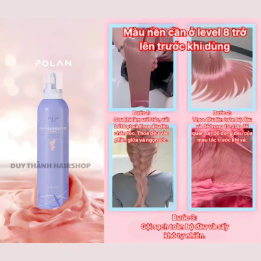 Bọt Màu POLAN 7 Ánh Sắc 250ml - Công Nghệ Mới, Không Cần Pha, Lên Màu 20 Phút - 330.000 VND 5