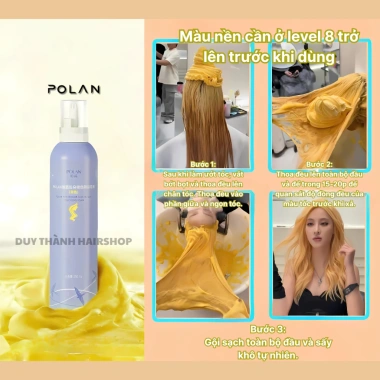 Bọt Màu POLAN 7 Ánh Sắc 250ml - Công Nghệ Mới, Không Cần Pha, Lên Màu 20 Phút - 330.000 VND 7