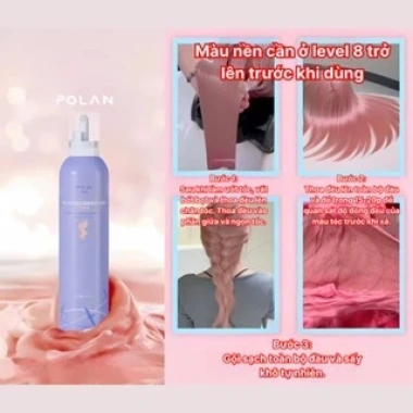 Bọt Màu POLAN 7 Ánh Sắc 250ml - Công Nghệ Mới, Không Cần Pha, Lên Màu 20 Phút - 330.000 VND 11