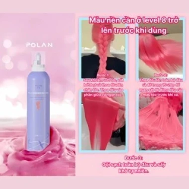 Bọt Màu POLAN 7 Ánh Sắc 250ml - Công Nghệ Mới, Không Cần Pha, Lên Màu 20 Phút - 330.000 VND 14