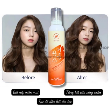 Bọt Mềm Bloom 300ml – Tạo xoăn lơi, giữ nếp, không bết dính, tăng phồng tự nhiên 5