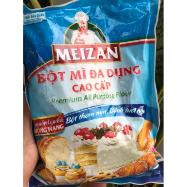 Bột Mì Đa Dụng Cao Cấp MEIZAN 1kg 500g – Nấu Nhanh, Vị Ngon, Giảm Giá 19.000 VND Bột Mì Đa Dụng Cao Cấp MEIZAN 1kg 500g – Nấu Nhanh, Vị Ngon, Giảm Giá 19.000 VND