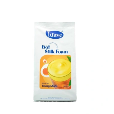 Bột Milk Foam Luave 500g - 3 vị thơm ngon, giảm giá 168k, tạo bọt sữa mịn cà phê 3 Bột Milk Foam Luave 500g - 3 vị thơm ngon, giảm giá 168k, tạo bọt sữa mịn cà phê 3