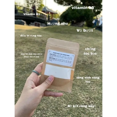 Bột mọc tóc tự nhiên VIIAN - Dưỡng tóc, giảm rụng, tăng độ dày, giá chỉ 55.000đ