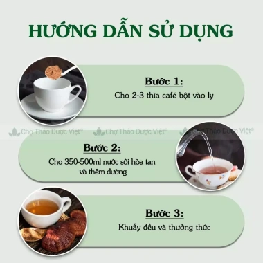 Bột nấm linh chi 100g nguyên chất – Tăng sức đề kháng, hỗ trợ tim mạch, huyết áp, ngừa ung thư – 75.000đ 6