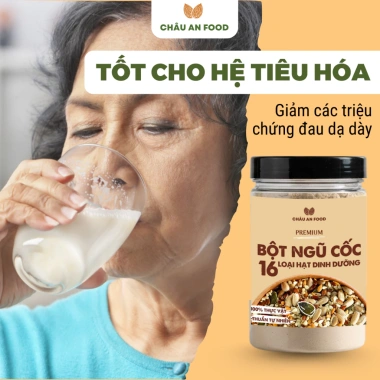 Bột Ngũ Cốc 16 Loại Hạt Dinh Dưỡng Không Đường - Không chất bảo quản 500g CHÂU AN FOOD 90.000đ 5