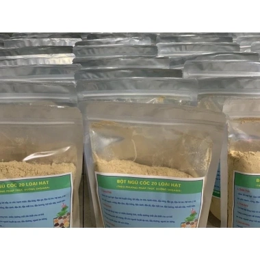 Bột ngũ cốc 20 loại hạt 500g - Lọ óc chó, giá dùng thử 100.800 VND, giảm so với 122.976 VND