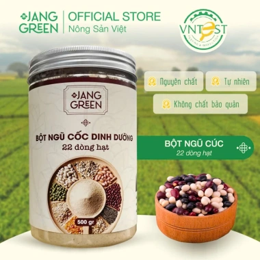 Bột ngũ cốc 22 loại hạt JangGreen dinh dưỡng bà bầu, tăng sữa mẹ, bữa sáng lành mạnh