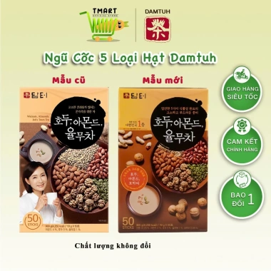 Bột Ngũ Cốc 5 Loại Hạt Damtuh Hàn Quốc 50 Gói - Giá 295.000, hỗ trợ năng lượng sức khỏe