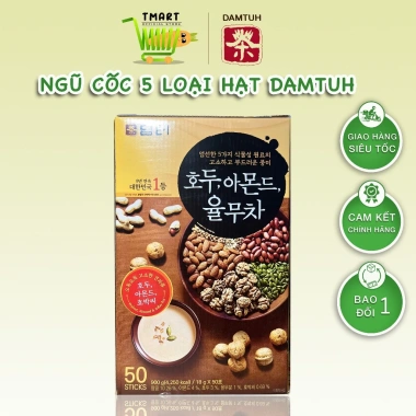 Bột Ngũ Cốc 5 Loại Hạt Damtuh Hàn Quốc 50 Gói - Giá 295.000, hỗ trợ năng lượng sức khỏe