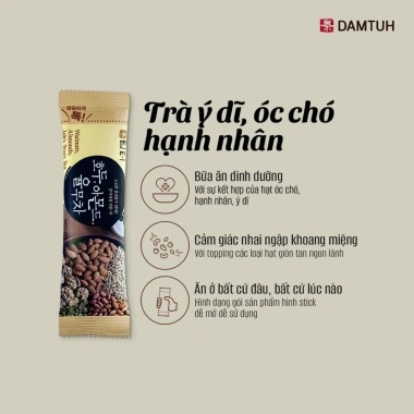 Bột Ngũ Cốc 5 Loại Hạt Damtuh Hàn Quốc 50 Gói - Giá 295.000, hỗ trợ năng lượng sức khỏe