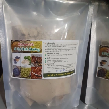 Bột ngũ cốc 6 hạt mè đen, hạt sen, gạo lứt, đậu đen, xanh, đỏ – dinh dưỡng cao, hỗ trợ giảm cân, giá ưu đãi 60.000₫
