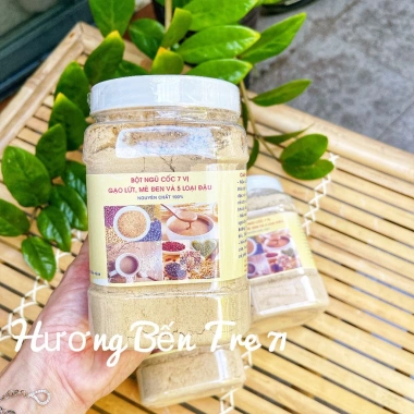 Bột ngũ cốc 7 loại đậu rang xay không chất bảo quản - 500gr, giảm giá 55.000đ