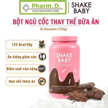 Bột Ngũ Cốc Ăn Kiêng Protein Shake Baby 750g Vị Chocolate Hàn Quốc Giảm Cân 699k