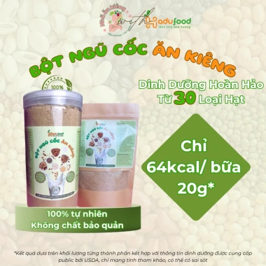 Bột Ngũ Cốc Dekisa 30 Loại Hạt Giàu Xơ No Lâu Giảm Thèm Ăn Hỗ Trợ Giảm Cân - 119k