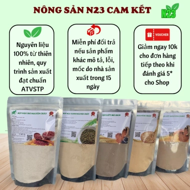 Bột Ngũ Cốc Dinh Dưỡng 19 Loại Hạt Nhà N23: Hỗ Trợ Tăng Cân, Cân Bằng Đường Huyết, 39.000₫ 7