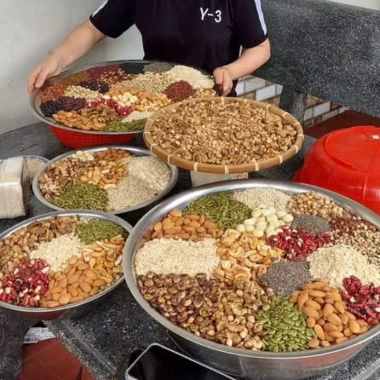 Bột ngũ cốc dinh dưỡng 22 loại hạt - óc chó, hạnh nhân, macca, yến mạch, chia - Giá ưu đãi 125.000 VND 7