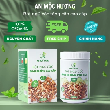 Bột ngũ cốc dinh dưỡng An Mộc Hương 2Kg - 21 loại hạt tăng cân, giảm cân, lợi sữa, giá chỉ 660.000đ