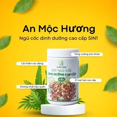 Bột ngũ cốc dinh dưỡng An Mộc Hương 2Kg - 21 loại hạt tăng cân, giảm cân, lợi sữa, giá chỉ 660.000đ