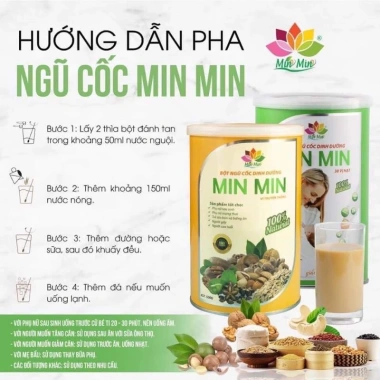 Bột Ngũ Cốc Dinh Dưỡng Min Min 500g - Bổ Dưỡng, Hỗ Trợ Sữa, Giá Ưu Đãi 210.000đ