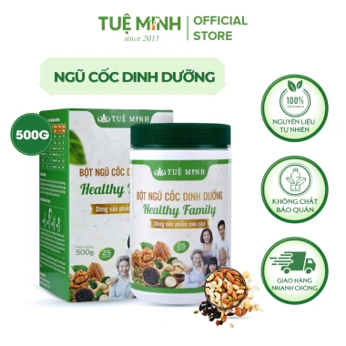 Bột ngũ cốc dinh dưỡng PLUS Tuệ Minh – Hạt dinh dưỡng, hỗ trợ đề kháng, giảm giá 150.000₫ Bột ngũ cốc dinh dưỡng PLUS Tuệ Minh – Hạt dinh dưỡng, hỗ trợ đề kháng, giảm giá 150.000₫