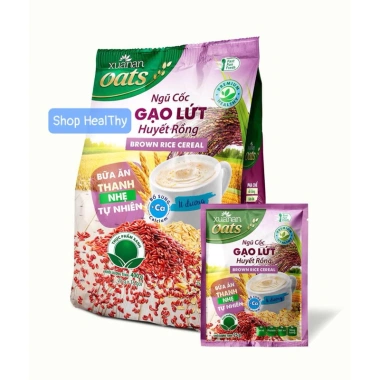 Bột Ngũ Cốc Gạo Lứt Huyết Rồng Xuân An 400gr - Giảm Giá 69.200₫ Không Tặng KM 1 Bột Ngũ Cốc Gạo Lứt Huyết Rồng Xuân An 400gr - Giảm Giá 69.200₫ Không Tặng KM 1