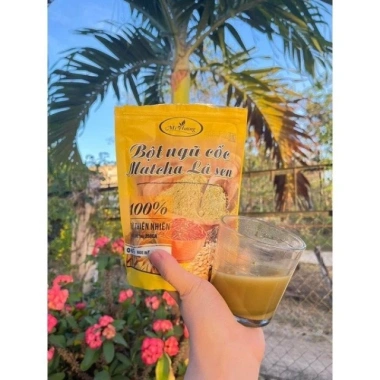 Bột Ngũ Cốc Giảm Mỡ Matcha Lá Sen Mị Hương Chính Hãng - Tặng Dây Đo, Đốt Cháy Mỡ Nhanh, Giảm Cân Hiệu Quả