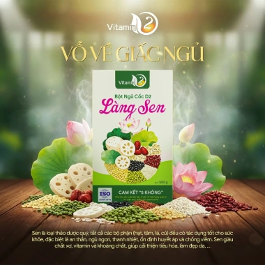 Bột Ngũ Cốc Làng Sen Vitamin D2 - Sen & Đậu Không Phụ Gia 500g Ưu Đãi 319,000₫ 4 Bột Ngũ Cốc Làng Sen Vitamin D2 - Sen & Đậu Không Phụ Gia 500g Ưu Đãi 319,000₫ 4
