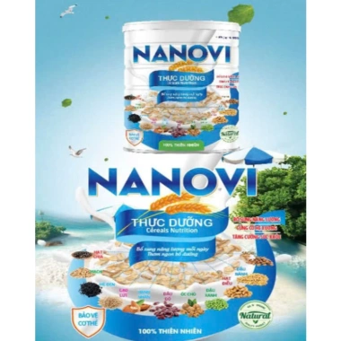 Bột ngũ cốc NANOVI 100% thiên nhiên – Dành cho người ăn chay, tiểu đường, giá chỉ 350.000 VND 2