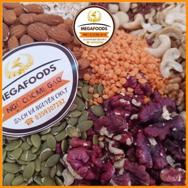 Bột Ngũ Cốc Siêu Dinh Dưỡng MegaFoods 20 Loại Hạt Nguyên Chất Lợi Sữa Tăng Cân Tự Nhiên Giá 140.000 VND 5