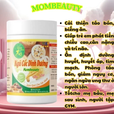 Bột ngũ cốc siêu dinh dưỡng Mombeauty 25 hạt - tăng cân, giảm cân, mẹ bầu, trẻ em, người già - 139.132₫
