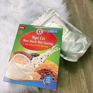 Bột Ngũ Cốc Tăng Cân Hoa Bạch Hải Đường 500gr - Mẫu Mới, Giá Ưu Đãi 130k