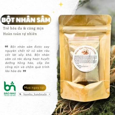 Bột Nhân Sâm Handmade Da Căng Khoẻ Trắng Hồng - Giảm Giá 39.000 VNĐ