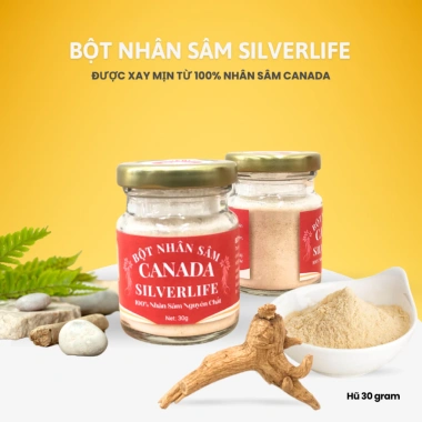 Bột Nhân Sâm Khô Canada SilverLife 30g - 100% Nguyên Chất, Giá Ưu Đãi 285.000đ