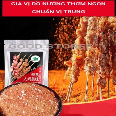 Bột nướng Trung Quốc 250g - Gia vị đồ nướng thơm ngon, gói to, giá chỉ 51.000₫