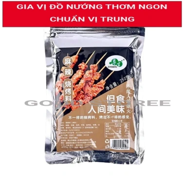 Bột nướng Trung Quốc 250g - Gia vị đồ nướng thơm ngon, gói to, giá chỉ 51.000₫