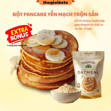 Bột Pancake Yến Mạch 300g - Hạt Dinh Dưỡng Giảm Cân, Giá Ưu Đãi 69.000₫