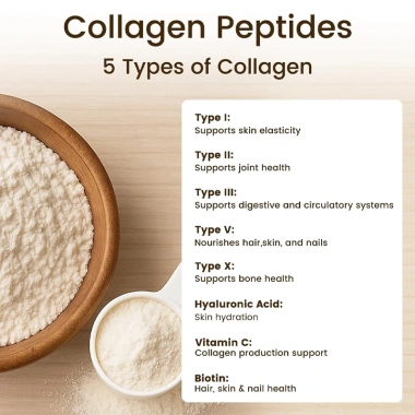 Bột Peptide Kexinsh Collagen + Hyaluronic, Biotin, Vitamin C - Không vị, hòa tan 275k 3