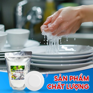 Bột pha 10L nước rửa chén đậm đặc hương chanh - làm sạch vết dầu, mở xoang nồi chén, không hại tay - 65.000 VND 6