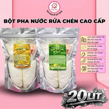Bột Pha 20L Nước Rửa Chén DAVINA Hương Chanh Đậm Đặc Nhiều Bọt Giá Giảm 105.500₫
