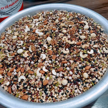 Bột pha Ngũ cốc 16 loại hạt hỗ trợ giảm cân 500g - Thơm ngon, sánh mịn, giá ưu đãi 150k