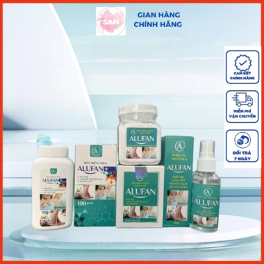 Bột phèn chua Alufan 150gr - Khử mùi hôi nách, hôi chân, giá chỉ 50.000₫