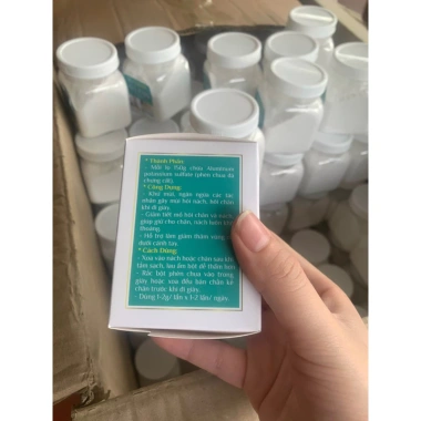 Bột Phèn Chua Nguyên Chất 150g - Chưng Cất Tự Nhiên, Giá Giảm 45.000 VNĐ, Hương Vị Đậm Đà, Thực Phẩm Lành Mạnh 4