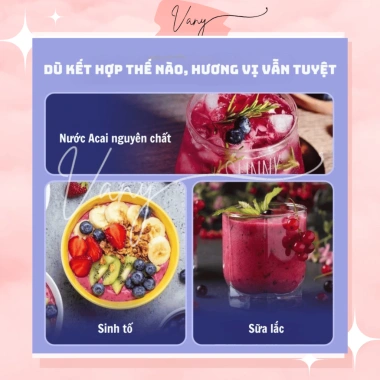 Bột Quả Acai Berry Sấy Lạnh Nguyên Chất 20 gói Trắng Da Giữ Dáng 60g Giá 25.000đ 7 Bột Quả Acai Berry Sấy Lạnh Nguyên Chất 20 gói Trắng Da Giữ Dáng 60g Giá 25.000đ 7