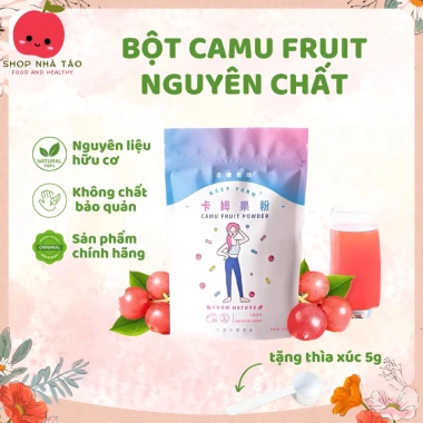 Bột Quả Camu 80g Keep Farm - Dưỡng da, làm trắng, tặng thìa, giảm giá 22%