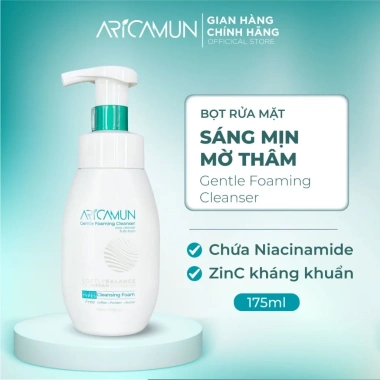 Bọt rửa mặt ARICAMUN kháng khuẩn 175ml - Sáng mịn da, mờ thâm mụn, không xà phòng, giảm giá 197.800