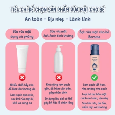 Bọt rửa mặt Borome bé chiết xuất cà rốt 100ml - Dưỡng ẩm, làm sạch, 169.000₫ 3