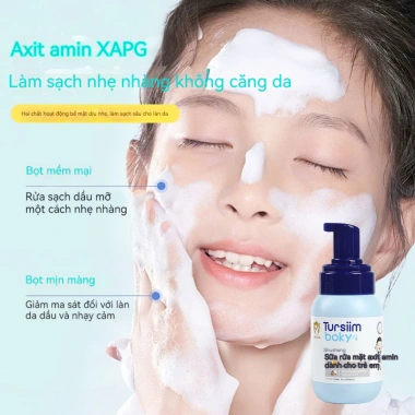 Bọt rửa mặt cho bé 170ml - Axit amin, làm sạch da, loại bỏ bụi bẩn, 150.000 VND 4
